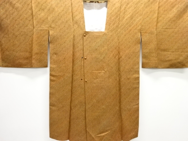 JAPANESE MICHIYUKI COAT / WOVEN FLORAL PLANTS